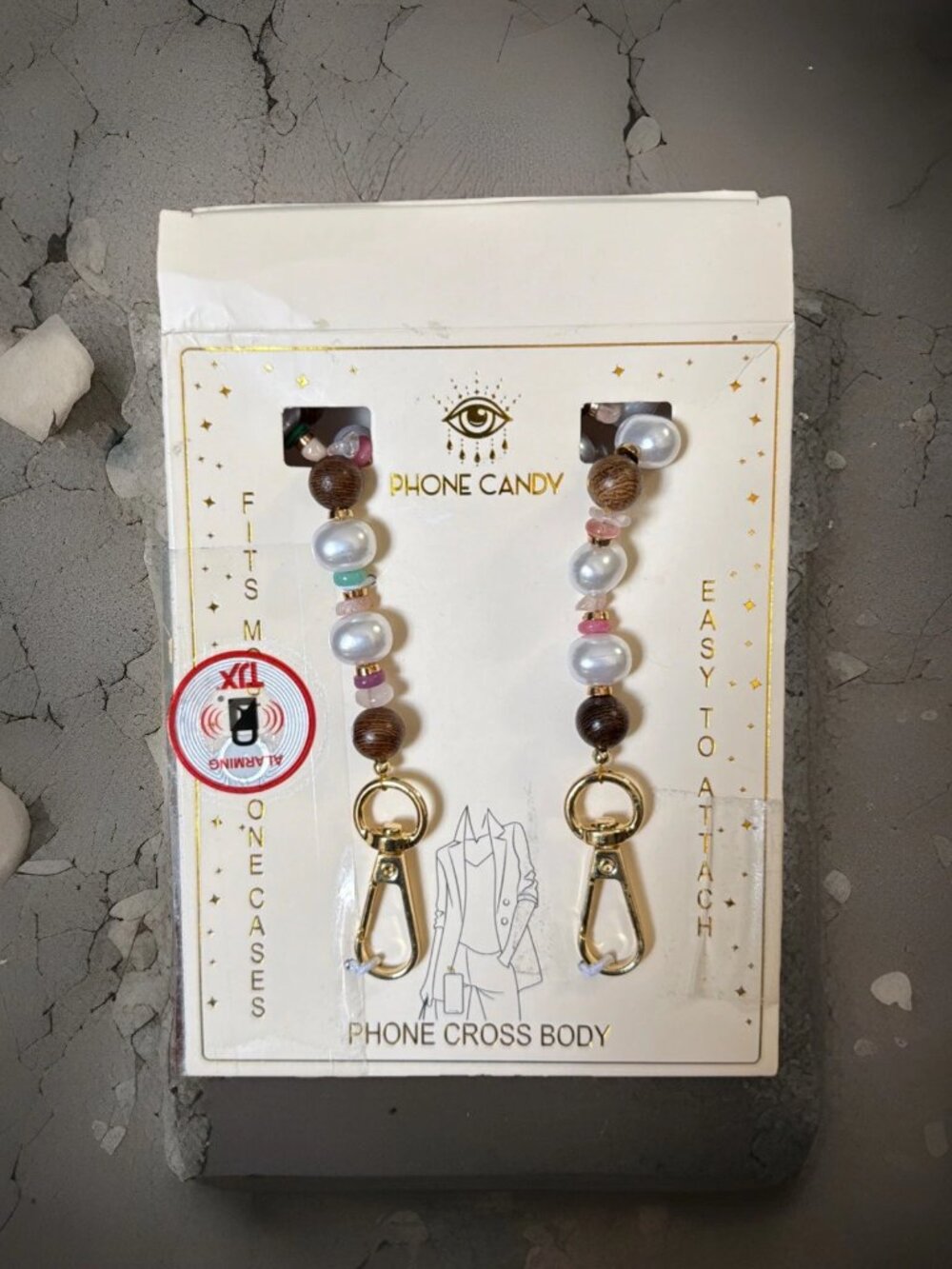Phone Candy Beaded Crossbody Phone Holder - NIB